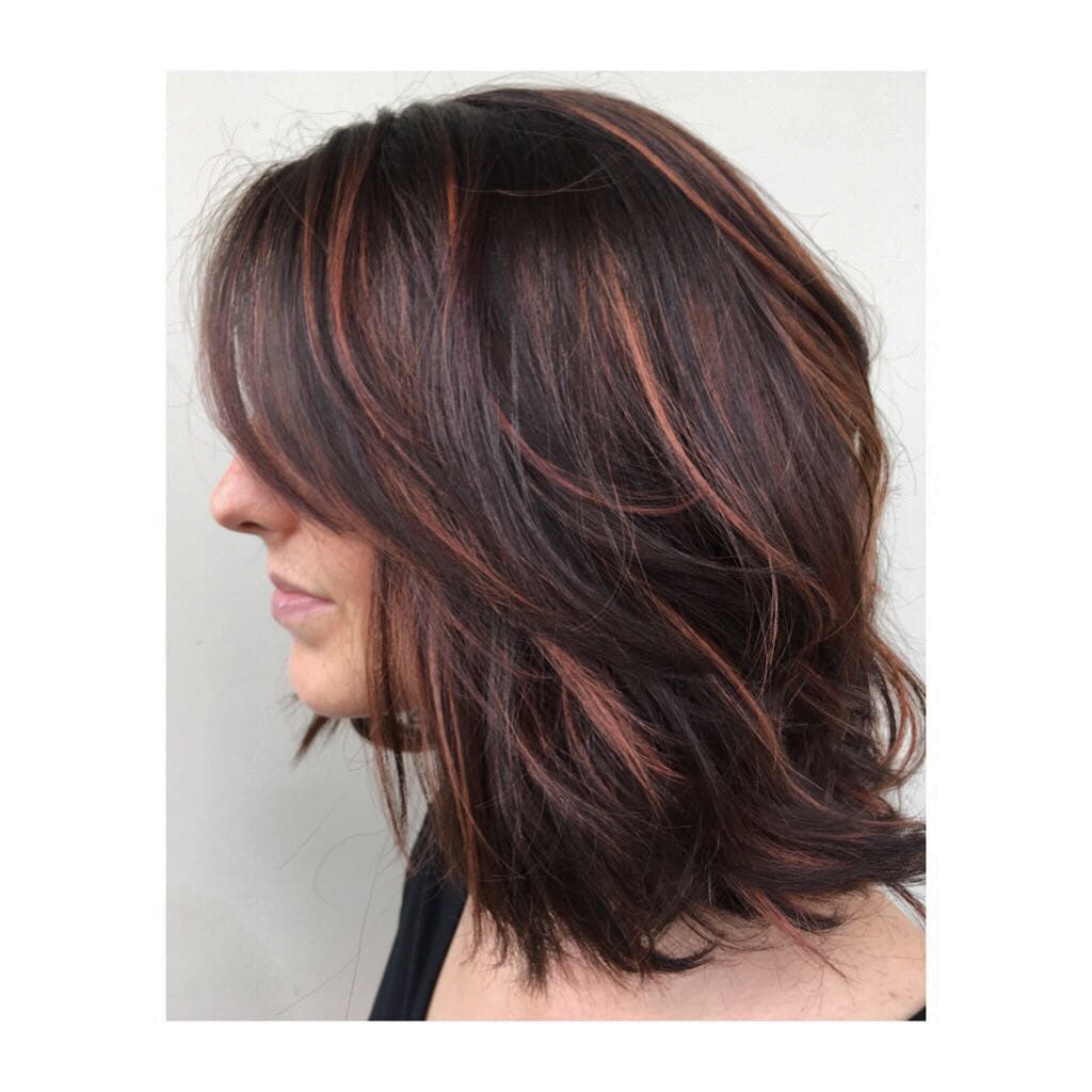 Commemorating the 1st day of Fall with this autumn color. Time to warm up that hair ladies...book an appointment today! 🍂 .
.
.
#hairbynoellelucy #salon860west #matrix #matrixcolor #matrixhair #balayage #balayagehighlights #balayageombre #ombre #ombrè #paintedhair #fallhair #fall #fall2016 #firstdayoffall #redhair #brownhair #shorthair #shorthairdontcare #love #photooftheday